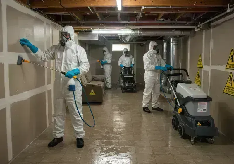 Basement Moisture Removal and Structural Drying process in Leelanau County, MI